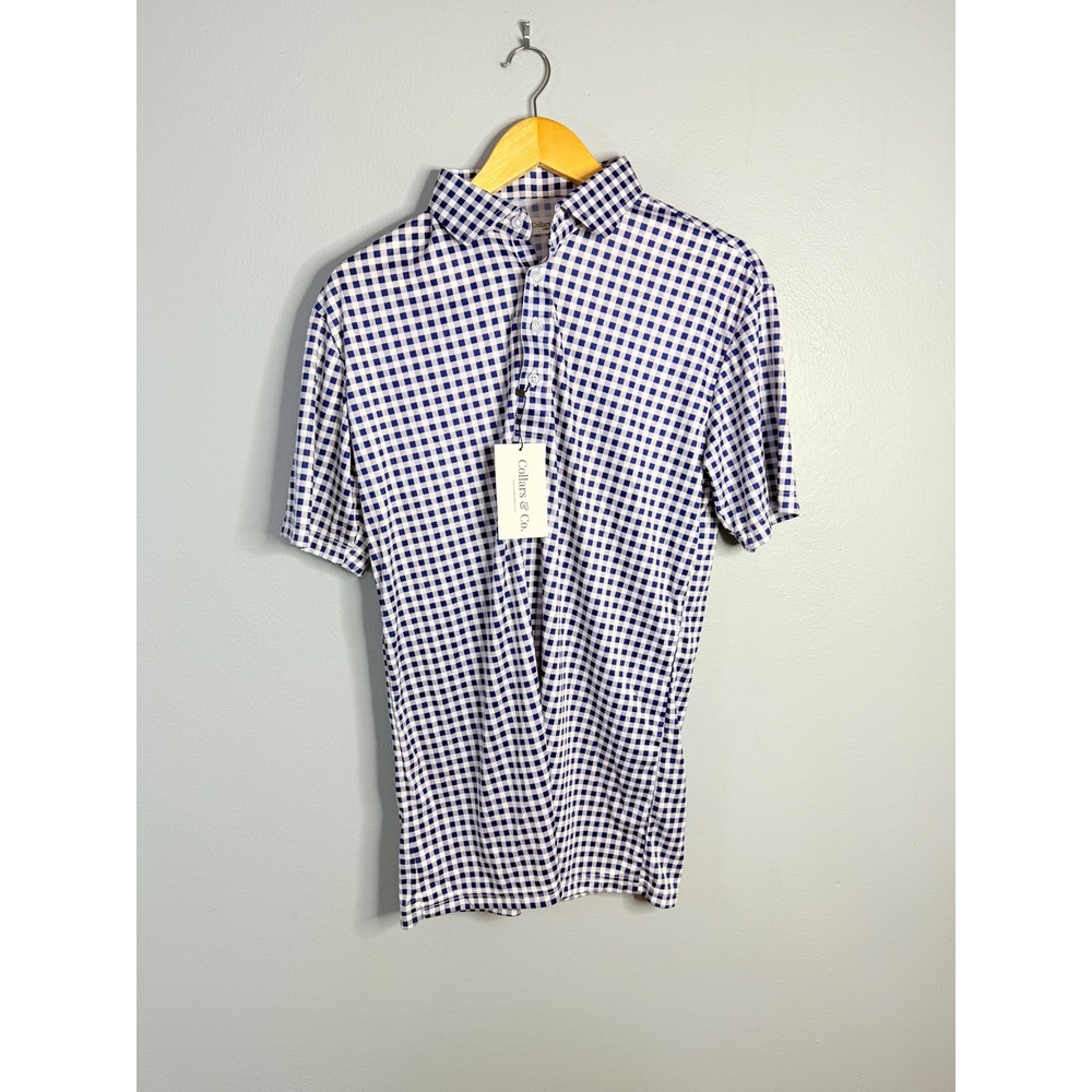 Collars & Co Mens Dress Collar Polo Shirt Short Sleeve Large Tall